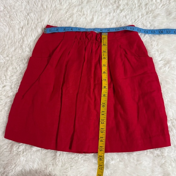 Forever 21 Red Pleated Mini Skirt Size XS - Picture 10 of 12